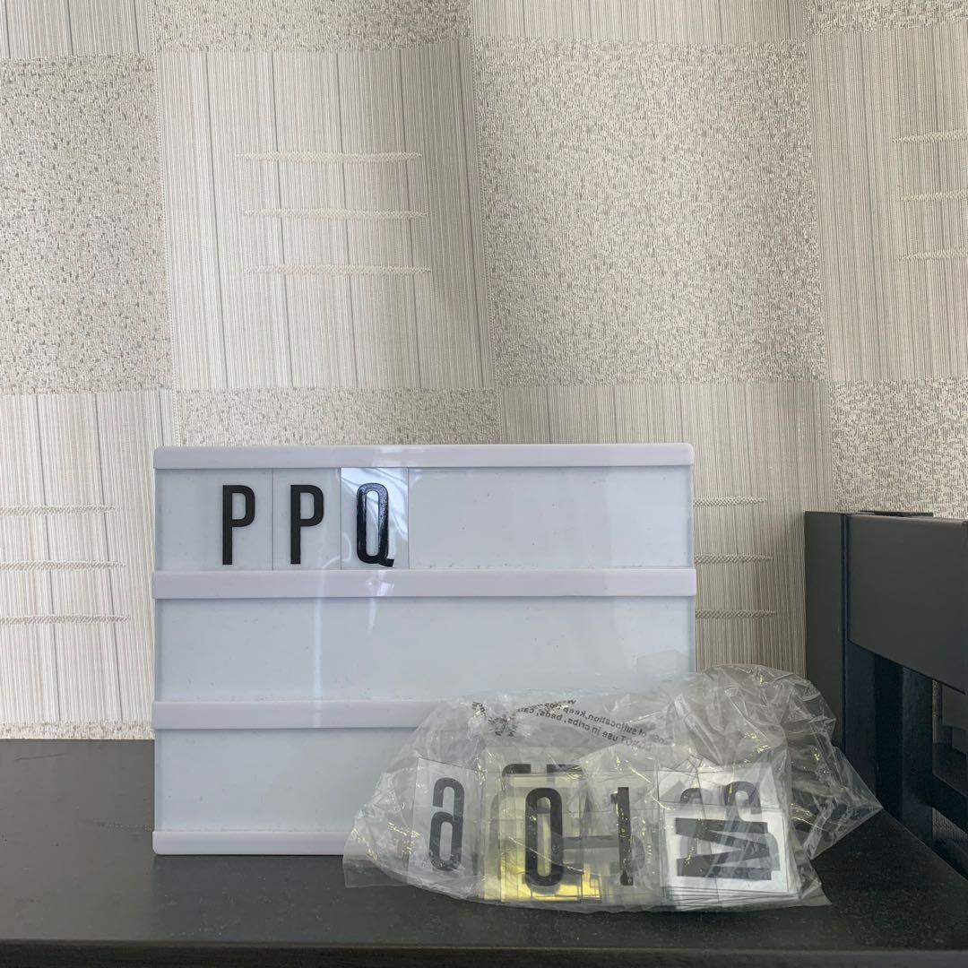 Typo Light Box Design Craft Art Prints On Carousell