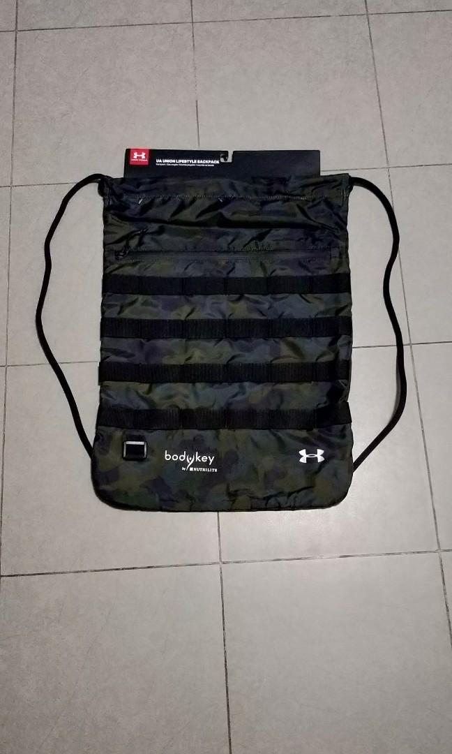 Under Armour Sackpack, Men's Fashion, Bags, Backpacks on Carousell