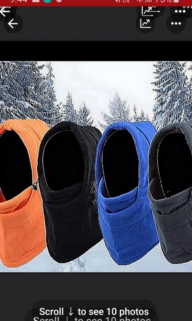 Winter Neck Face Mask Beanie Face Neck Warm Mask Travel Keep