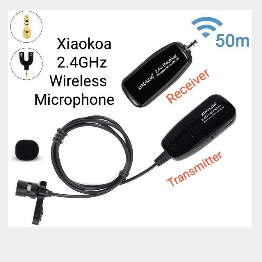 Performance.　Speaker,　ion　Microphone　Tour　Ultra　lithium　System　Conference,　Wireless　Lavalier　built-in　Transmitter　XIAOKOA　Teaching,　Mic,　Wireless　for　Phone,　Smart　Microphone,　size,　2.4G　compact　battery.,　Lavalier　Guiding,　Receiver　with　Lapel　Stage
