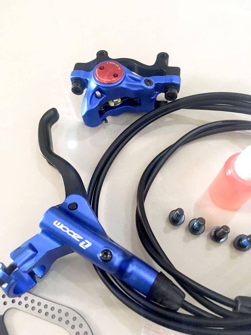 Zoom Hydraulic Brakes Set ( Blue 