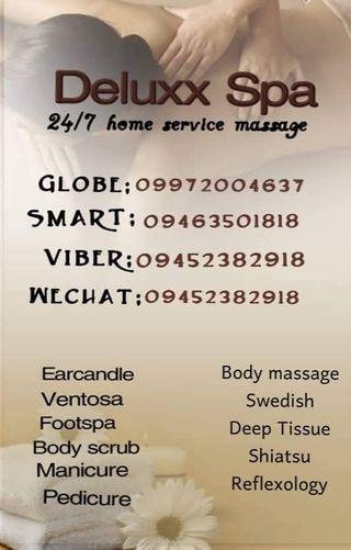 Massage home condo hotel apartment