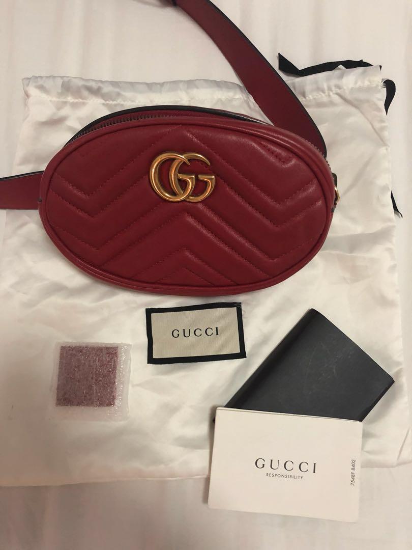 gucci belt bag size 85