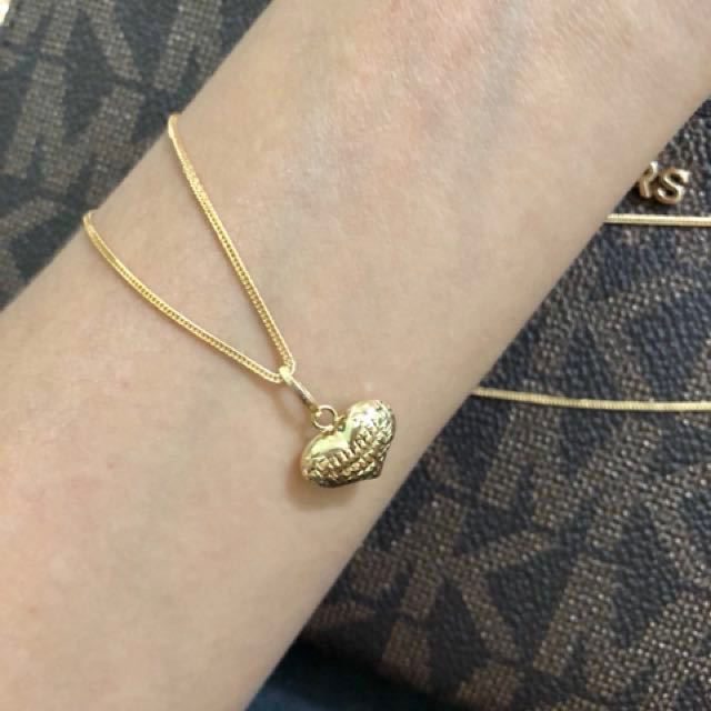 18k Gold Installment Big Heart 18 