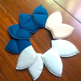 全新 胸罩胸墊 / 女性內衣襯墊 5對