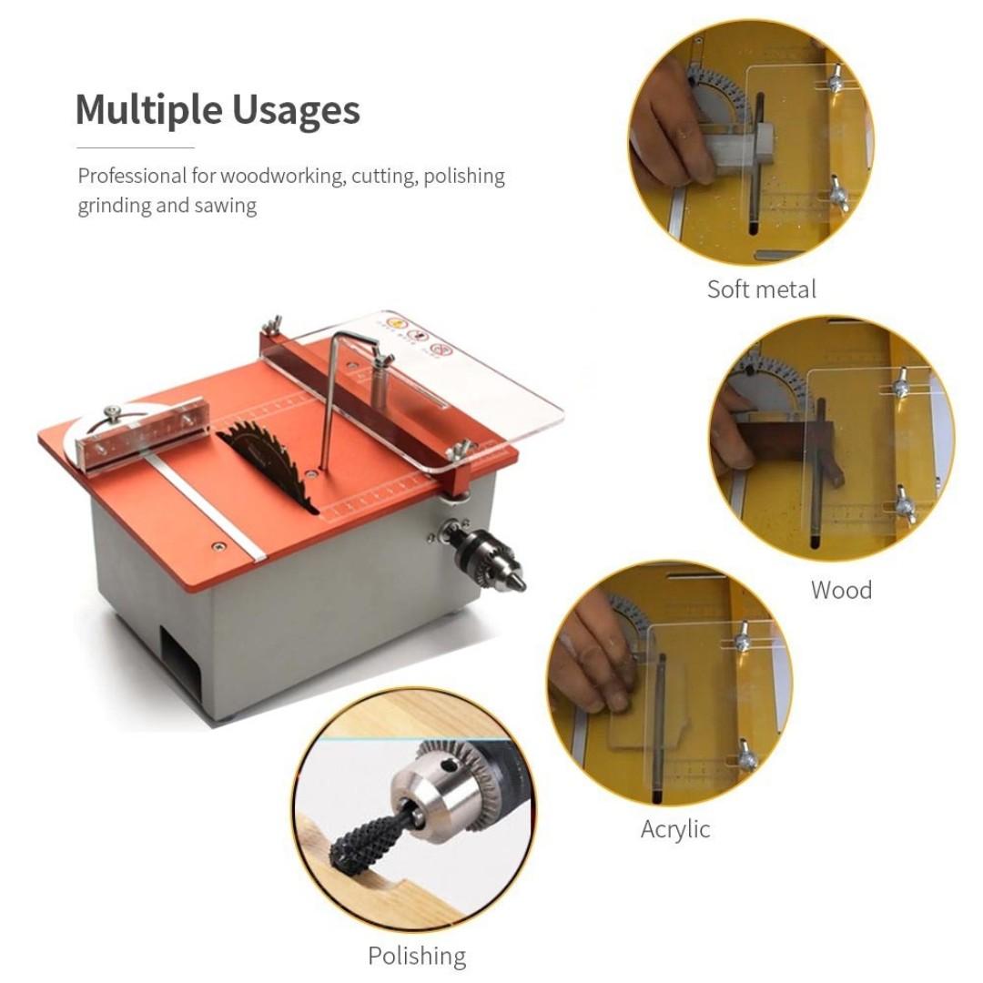 2 In 1 Table Saw Rotary Tool Grinder Design Craft Craft