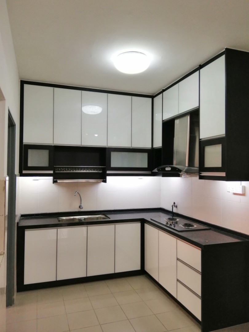 3g glass kitchen cabinet