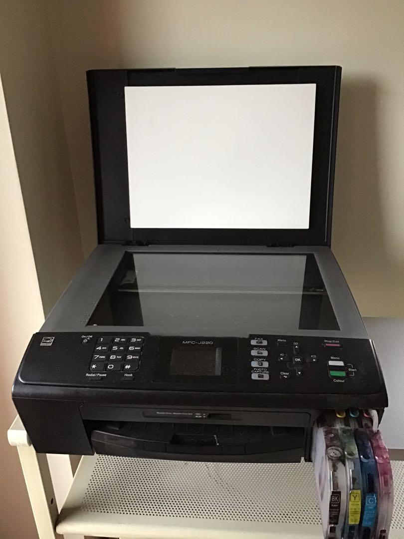 50% OFF! BROTHER 6-in-1 PRINTER (Category: Printers, Scanners & Copiers) located in Manila. Submitted by selectedfew (Listing ID 252130128, Image 2). Description: Very good working condition Orig Price 8k 5-in-1: Printer Scanner Photo Copier Fax machine Photo Printer Converted to continuous ink for low cost ink only 30pesos per bottle RFS finish contract Close shop .