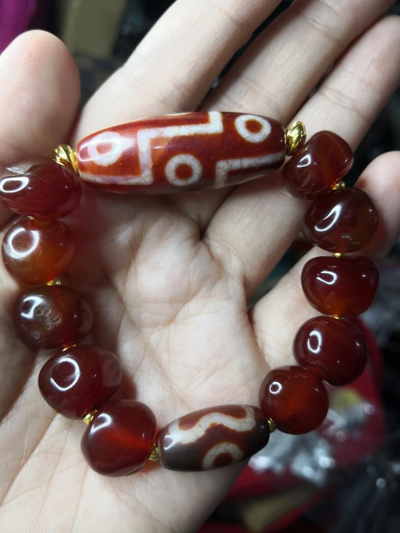 0516147 希少✨チベット薬師瑪瑙法器バジュラネックレス アクセサリー