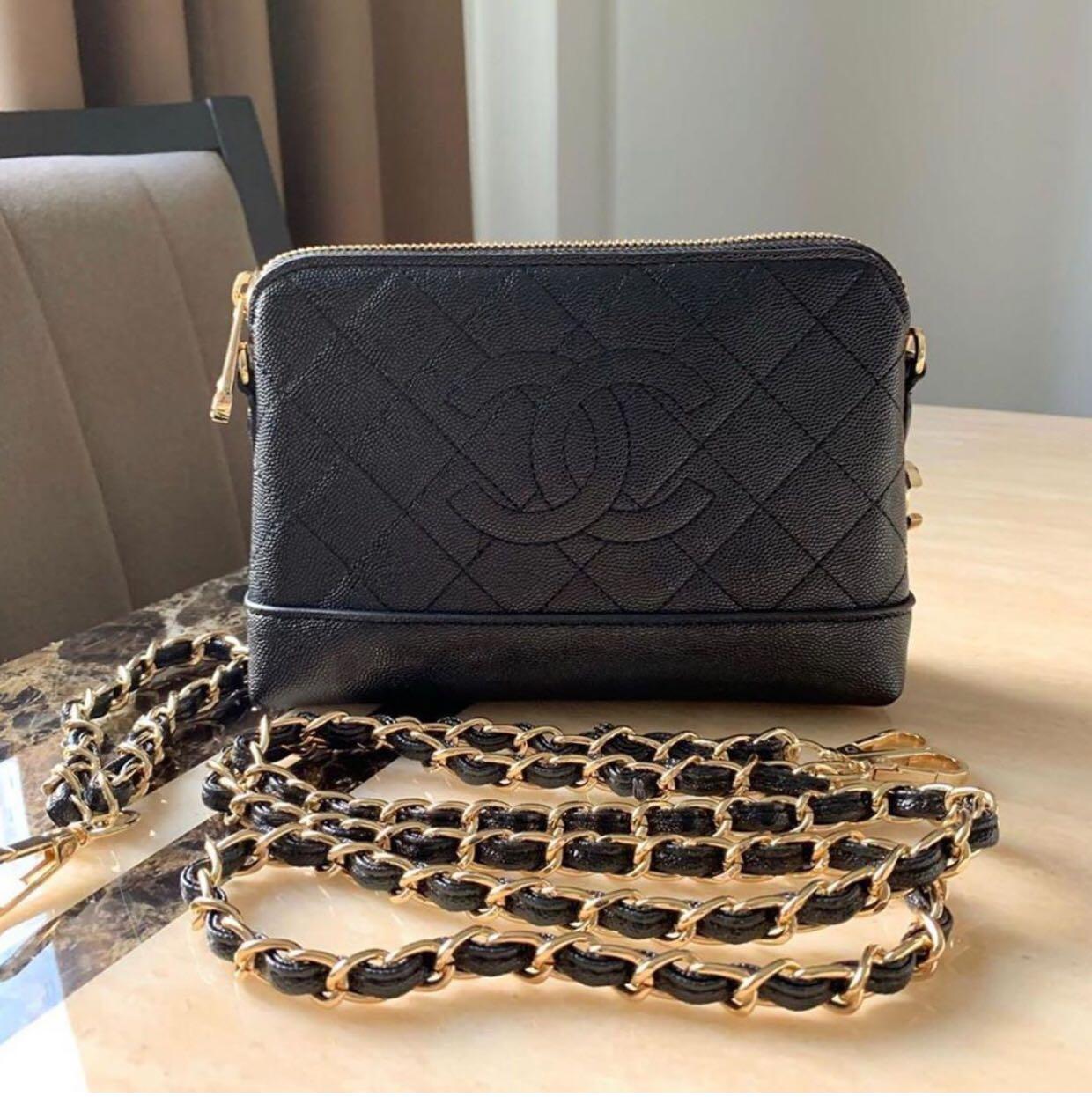 Ch*nl Quilted Square Gold Chain - Vip 