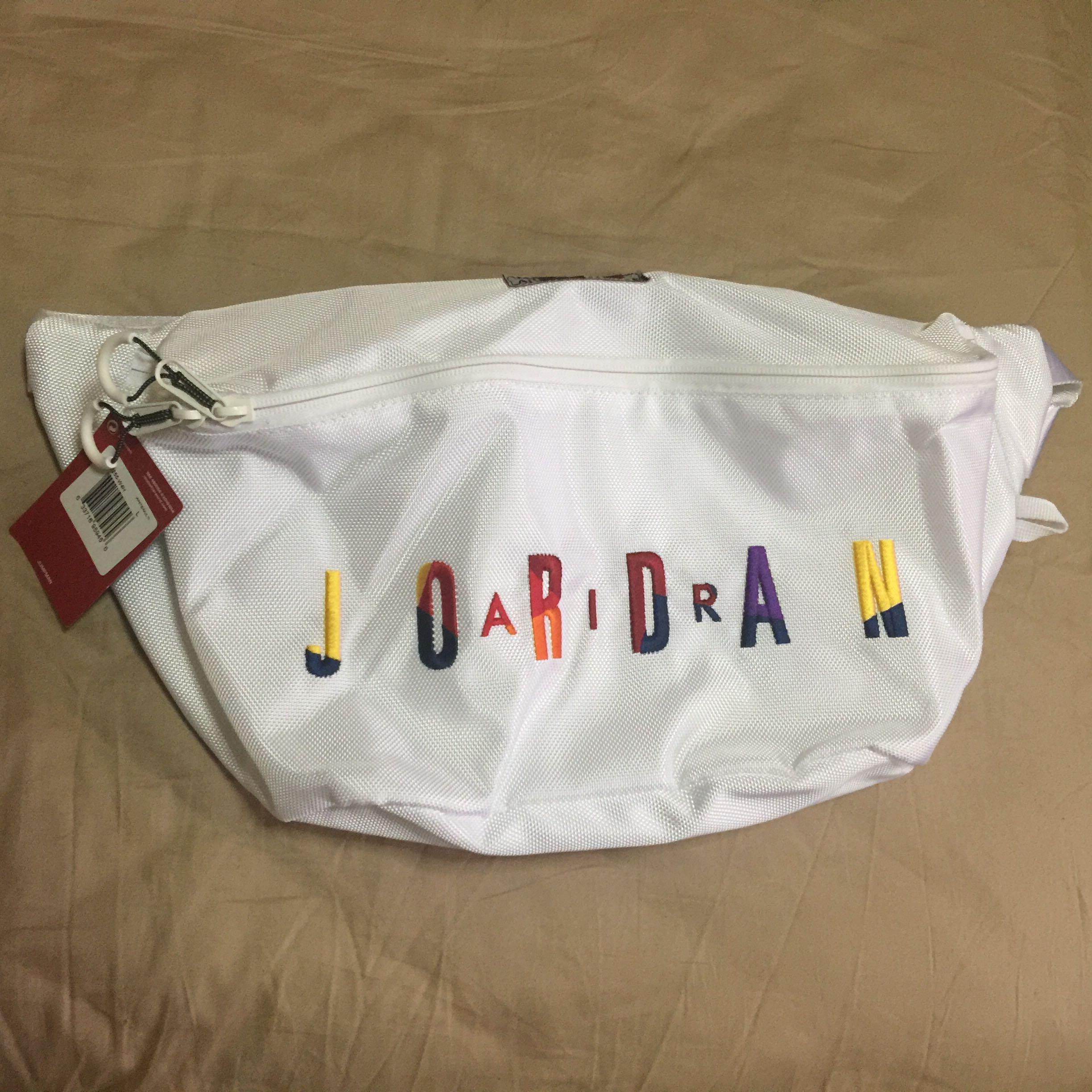 jordan waist bag white