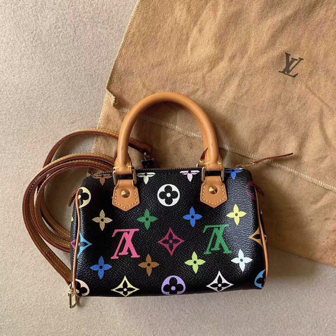 AUTHENTIC LV LOUIS VUITTON Multicolor Mini HL Speedy Nano Bag, Luxury, Bags  & Wallets on Carousell