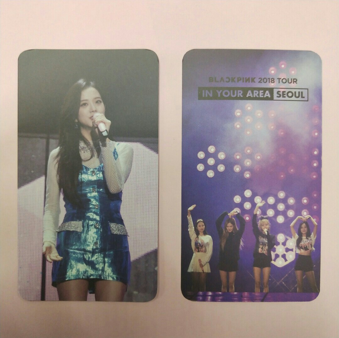 ブリヤンテス・レッド BLACKPINK 2018 TOUR SEOUL DVD JISOO トレカ