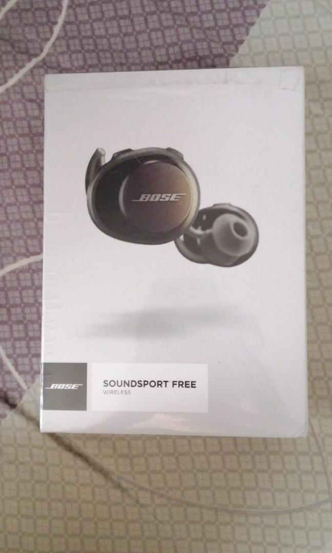 Bose soundsport free wireless earpiece Audio Earphones on Carousell