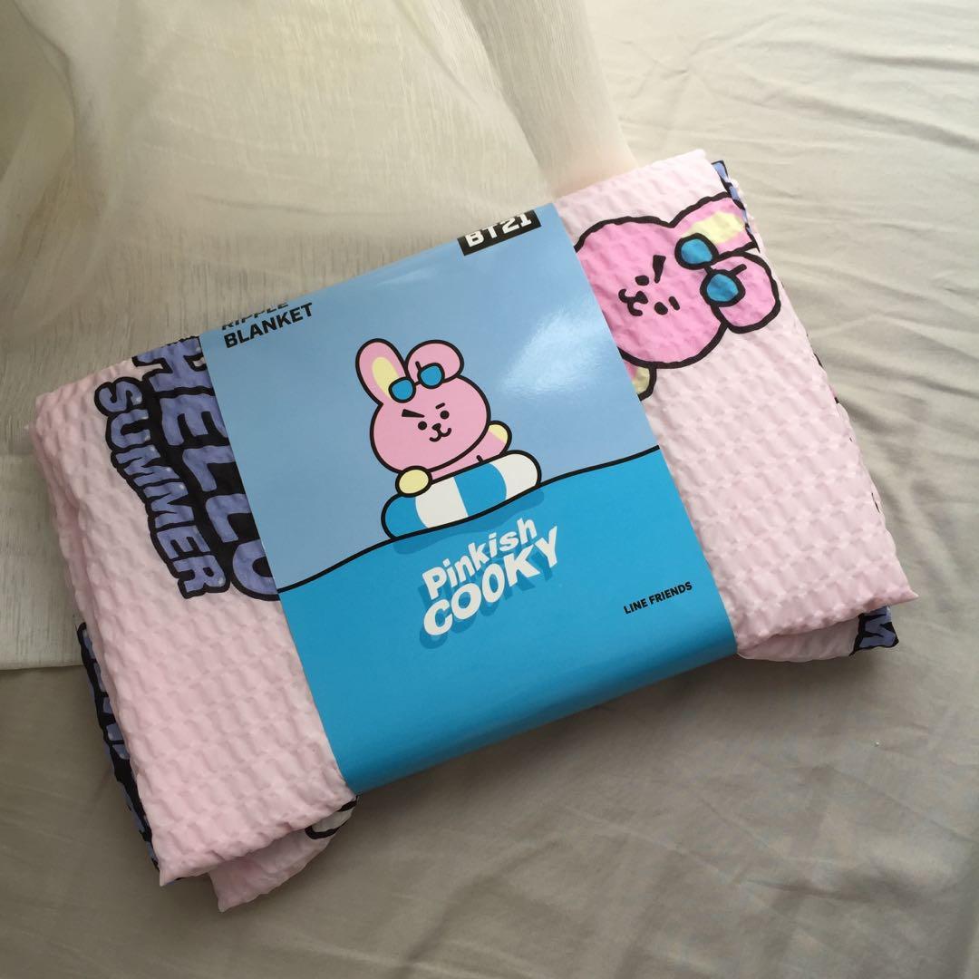Ripple blanket bt21 online