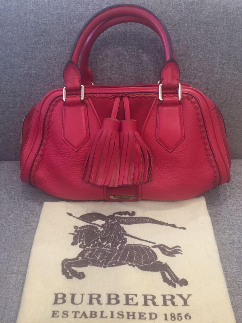 burberry tassel bag