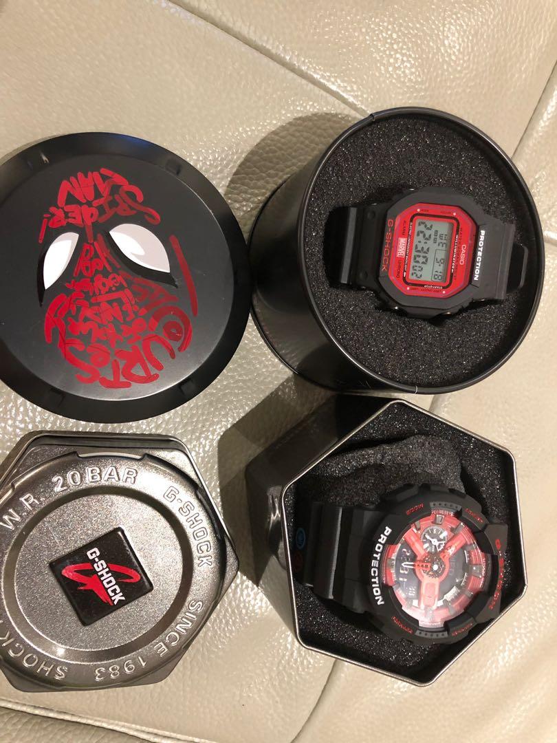 casio spider man watch