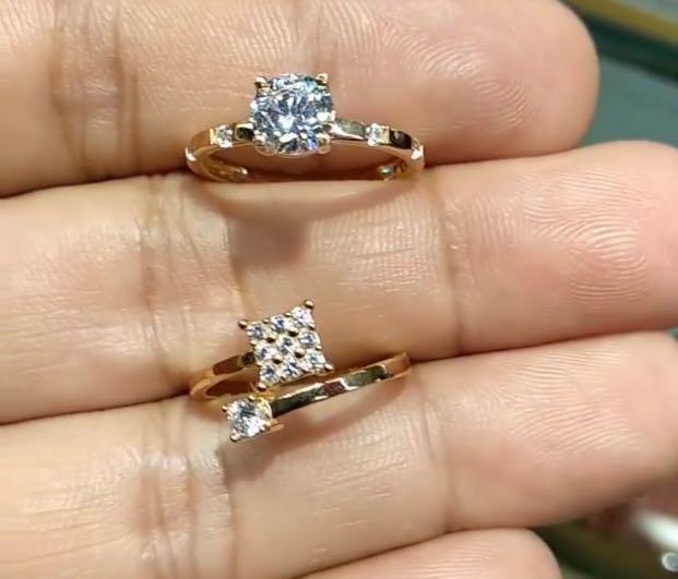 Cincin Cantik Emas Fesyen Wanita Perhiasan Di Carousell