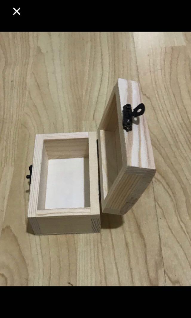 Clearance Sales Garden Decor Ornaments Bn Unique Wooden Box Ornament Display Mini Plants Air Plants Gardening Gardening Tools Ornaments On Carousell