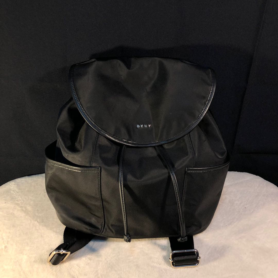 AUTHENTIC DKNY Black Drawstring Backpack Medium Luxury Bags Wallets on Carousell