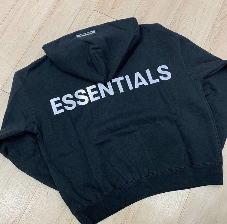 Essentials reflective hoodie top