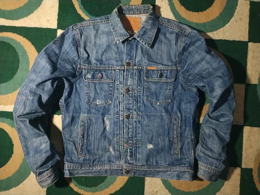 Ezra Fitch Selvedge Trucker Denim Jeans Jacket no Apc Nudie
