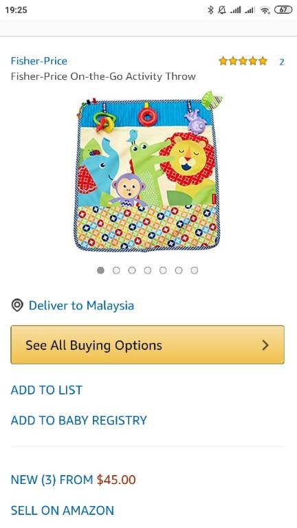 Fisher price on the go activity throw cheap