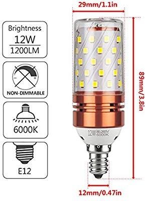E12 led bulbs 12w led candelabra bulb 100 sales watt equivalent 1200lm