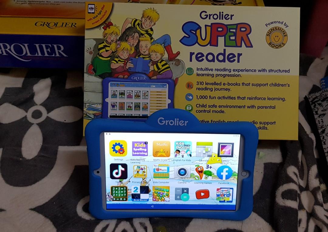 Grolier Super Reader Mobile Phones Tablets Android Phones Others On Carousell