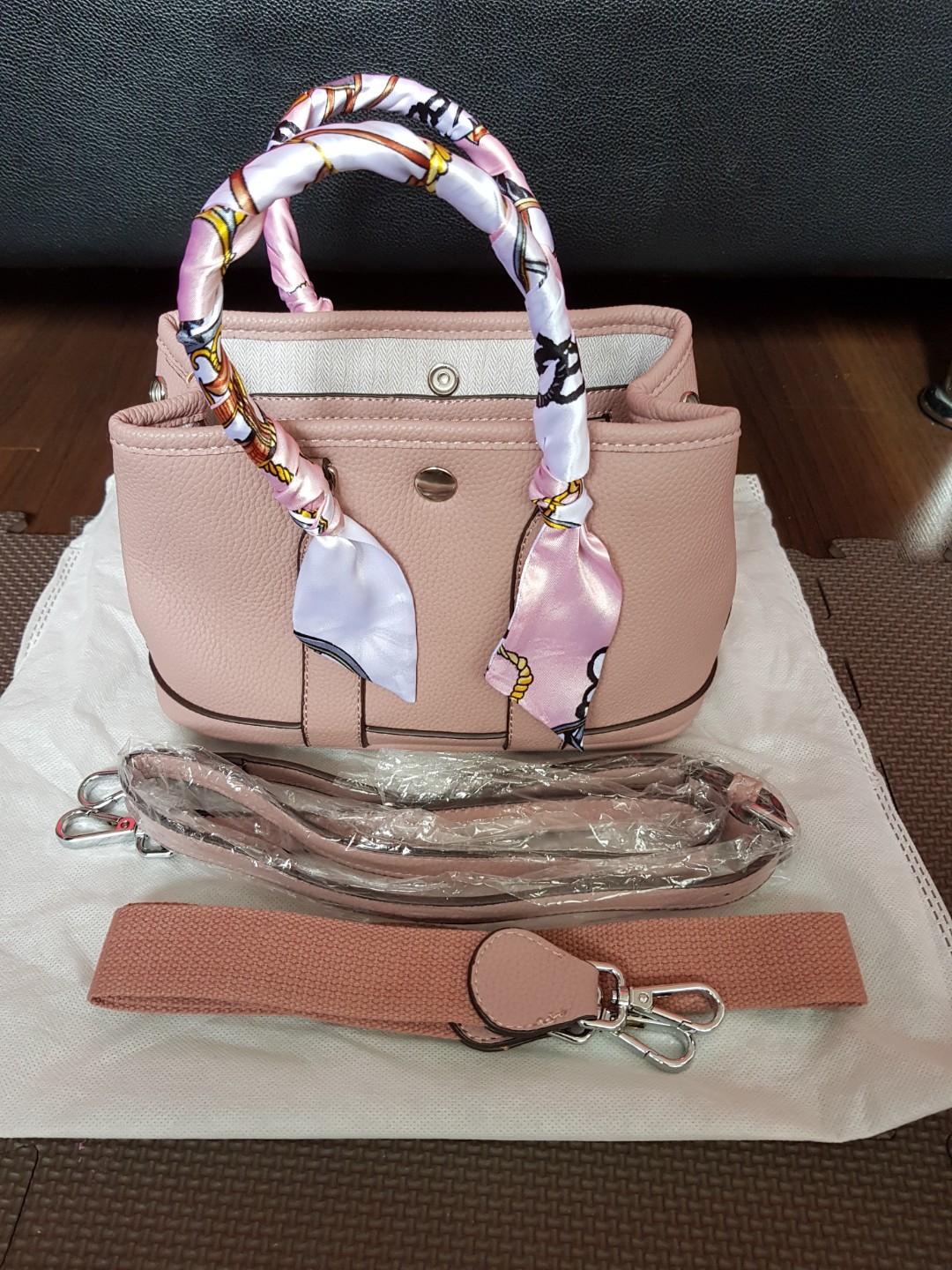 Garden Party Hermes bag with mini twilly