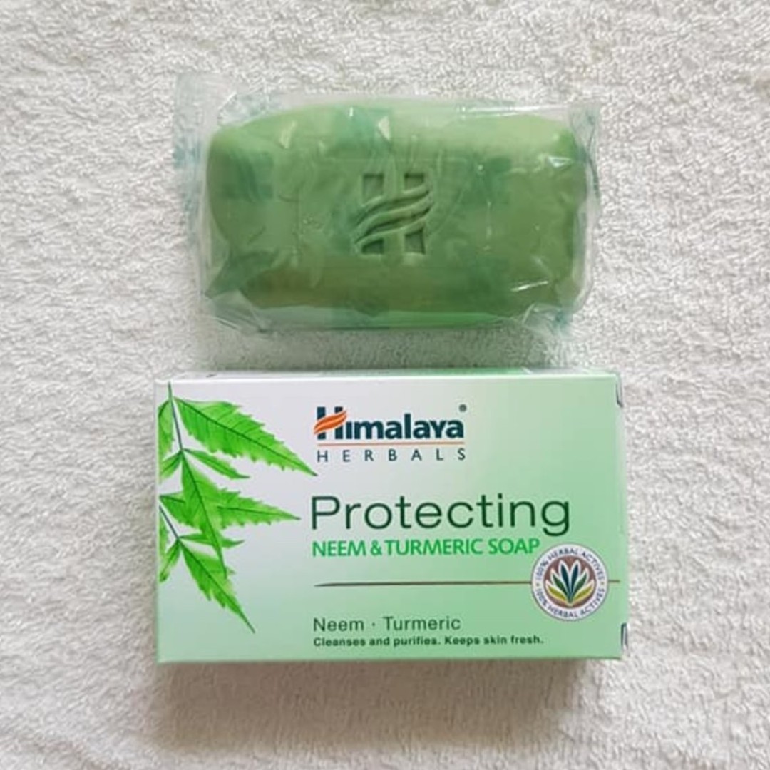 Himalaya Herbals Protecting Neem Turmeric Soap Health Beauty Face Skin Care On Carousell