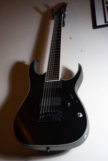 Ibanez Iron Label 7 RGIR37BFE, Hobbies & Toys, Music & Media ...