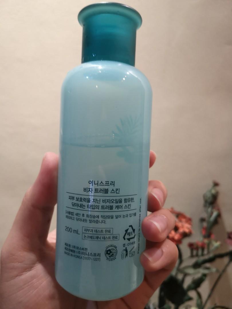 Innisfree Bija Toner (Category: Face Care) located in Quezon City. Submitted by minimonies (Listing ID 252160384, Image 3). Description: #choosetocare When you purchase this, your payment will go to help fund PPEs for the Lung Center of the Philippines :) Toner originally bought 950 60% full.