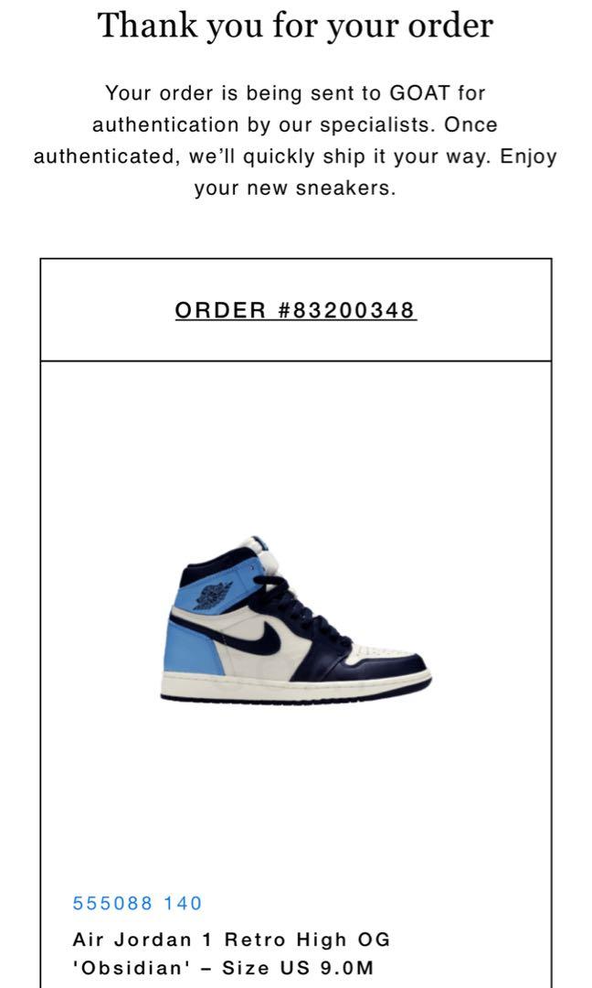 jordan 1 obsidian goat