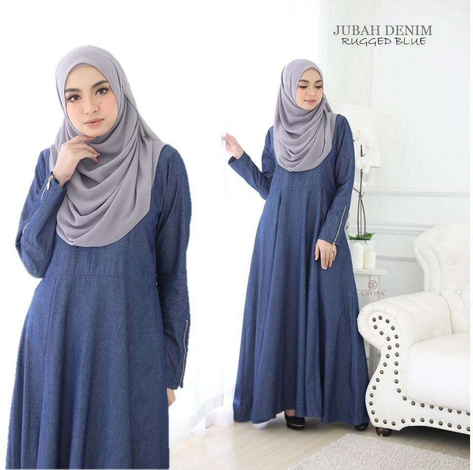jubah denim