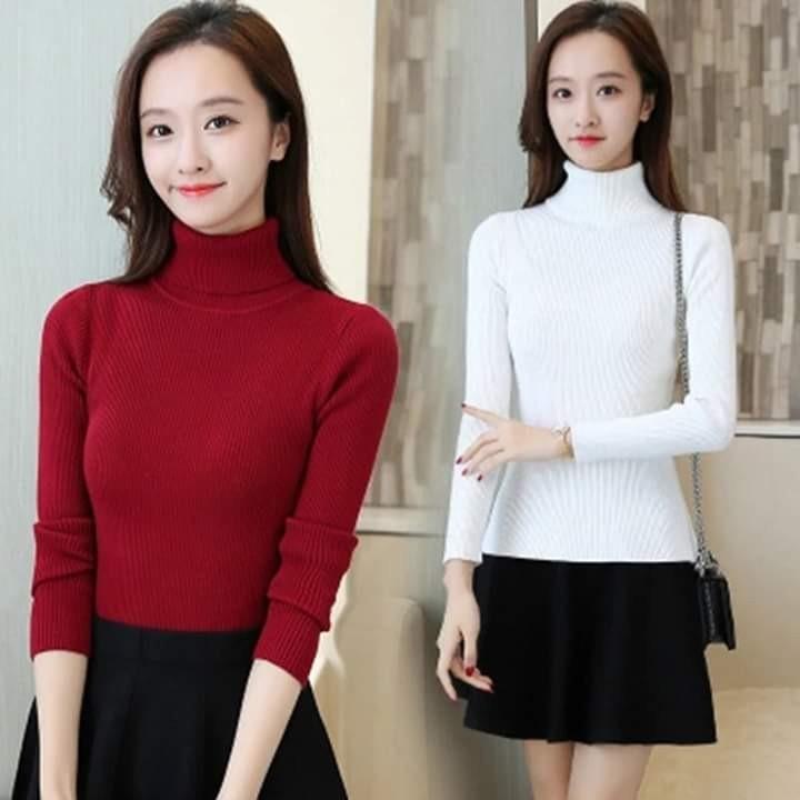 Knitted Turtle Neck Top (Category: Others Tops) located in Manila. Submitted by everythinchic (Listing ID 251994253, Image 2). Description: .
