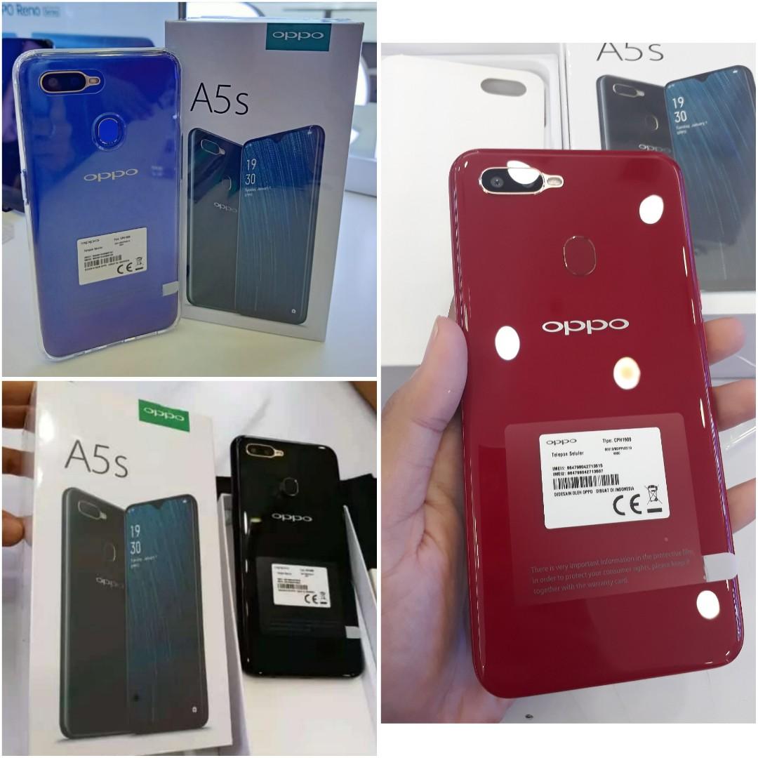 Kredit Hp Oppo A5s 3gb Dp 350k Gratis 1x Cicilan Telepon Seluler Tablet Ponsel Android Oppo Di Carousell