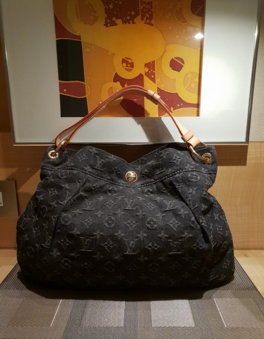 Louis Vuitton Monogram Denim Daily PM - Black Hobos, Handbags - LOU805732