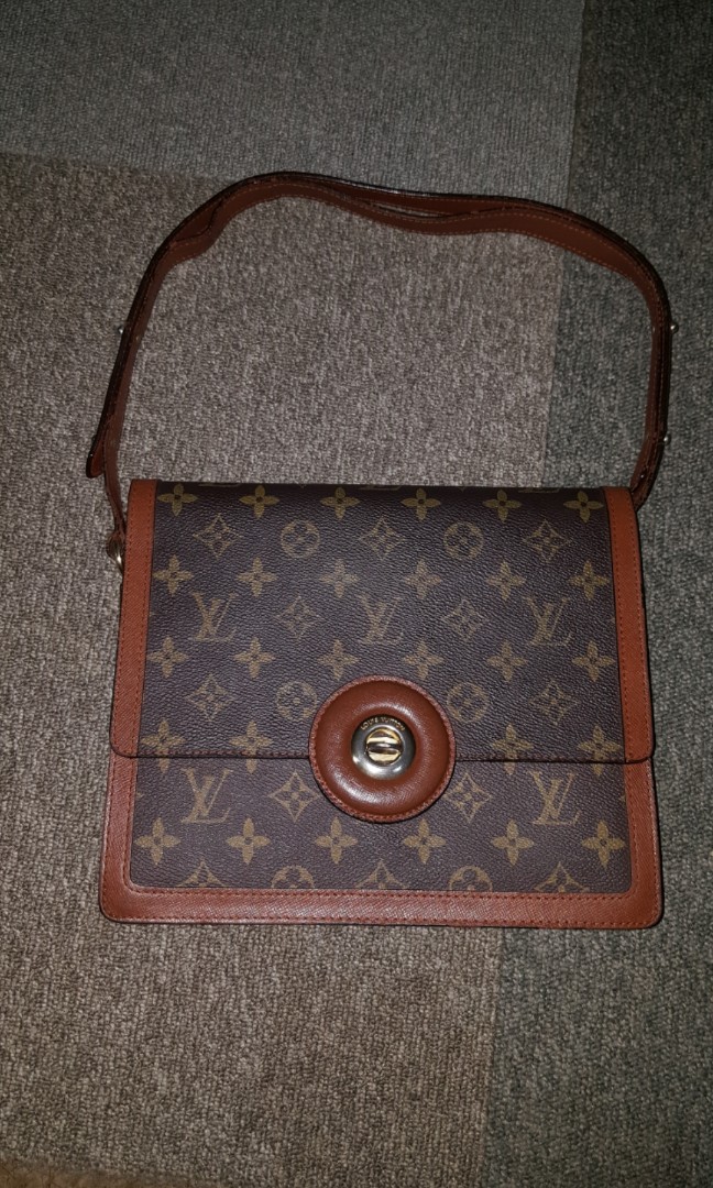 Louis Vuitton Raspail Vintage Monogram Shoulder Bag Authentic