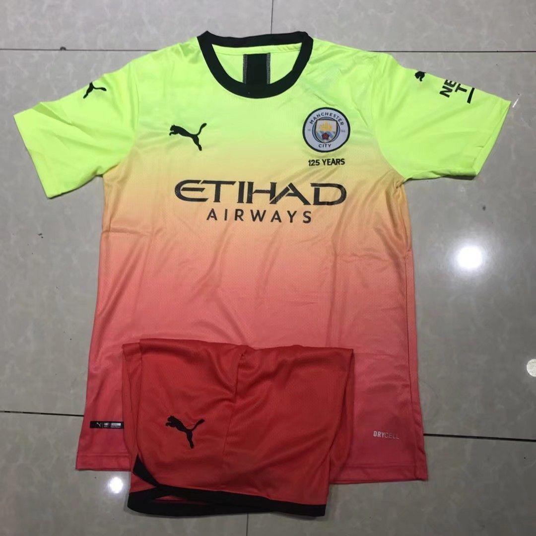 Manchester City Third 3rd Kit Set Adult 19 20 Instock Sports Sports Apparel On Carousell