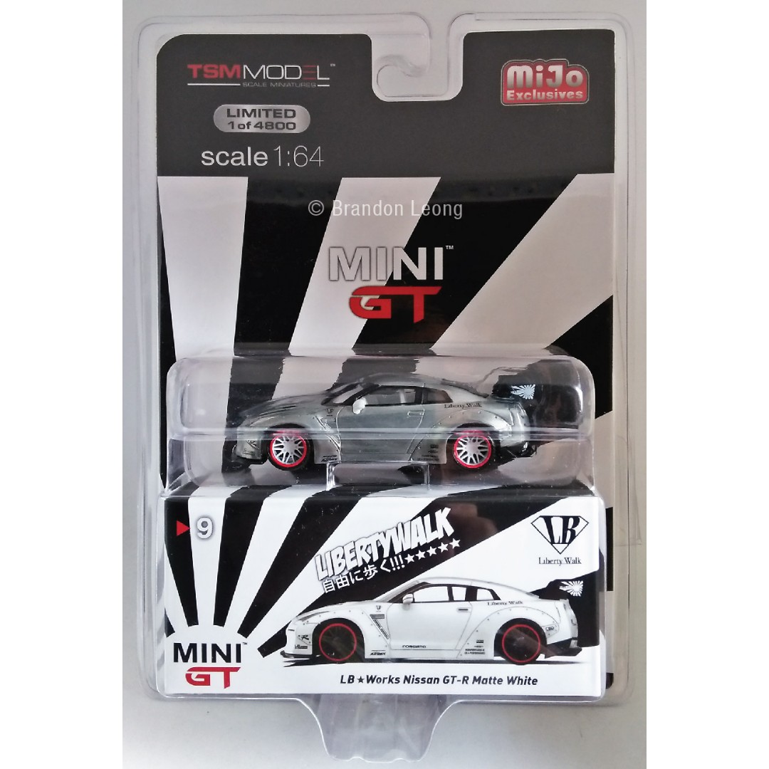 Mini GT #9 LB Works Nissan GT-R Matte 