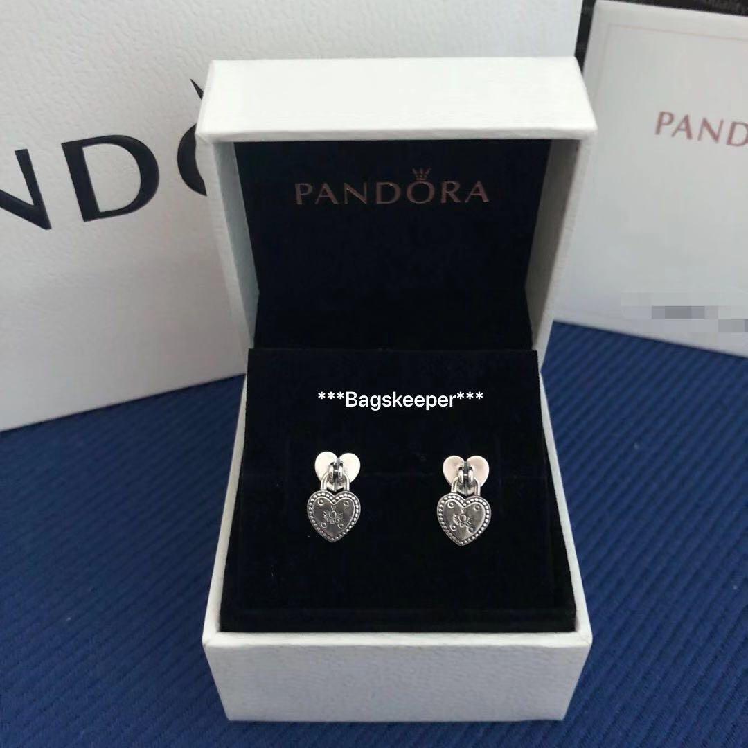 Pandora Love Locks Drop Earrings 