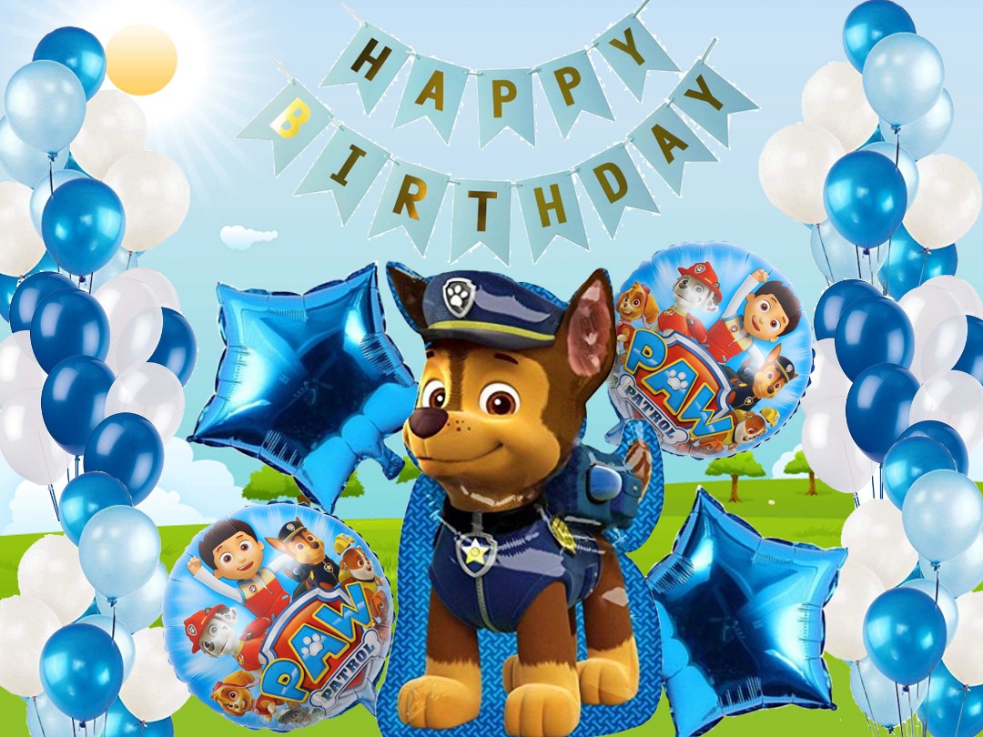 paw patrol chase birthday