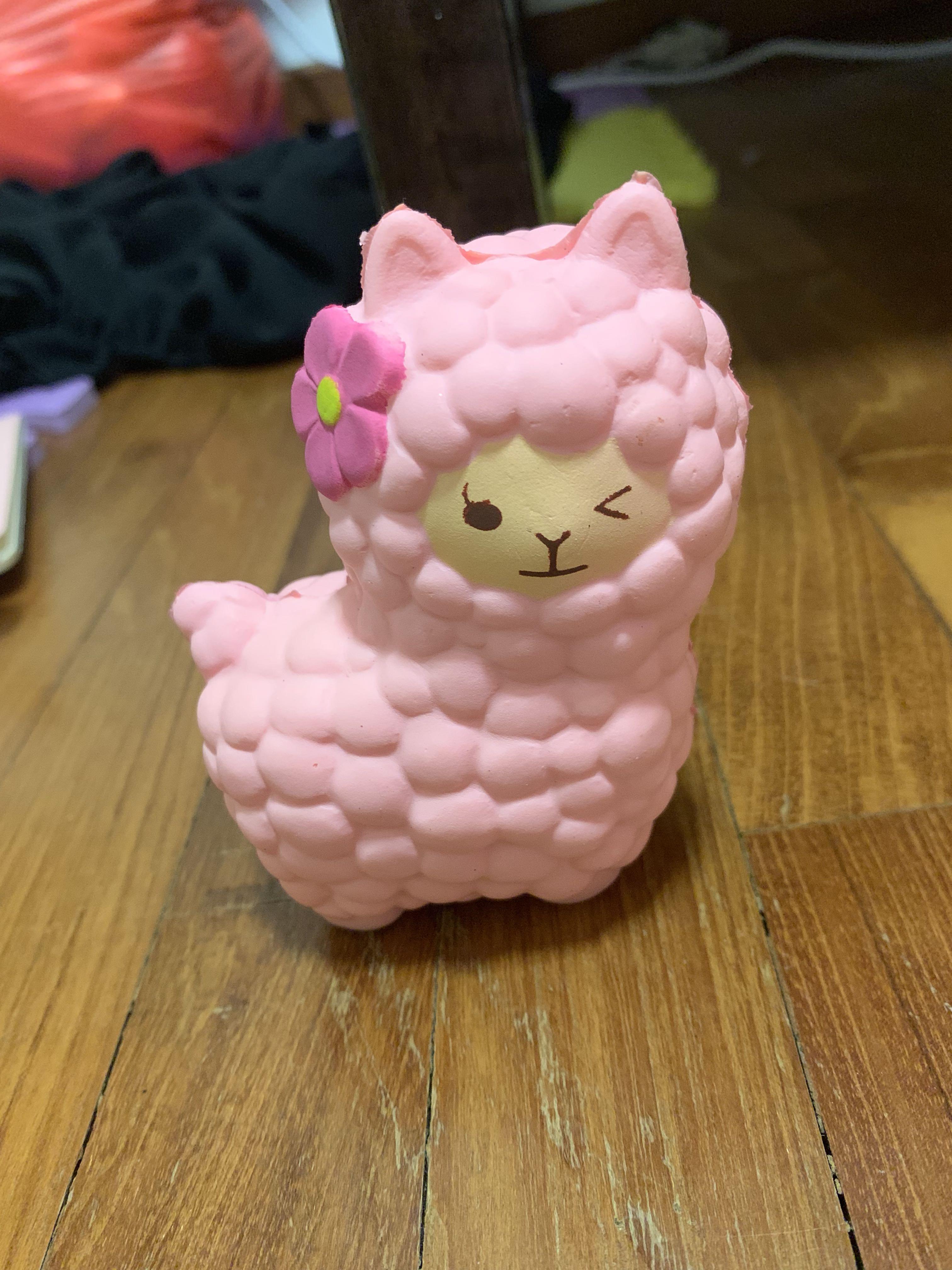 pink llama squishy