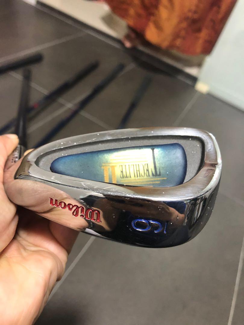 Preowned Golf Clubs Techlite & Wilson, Sports Equipment, Sports
