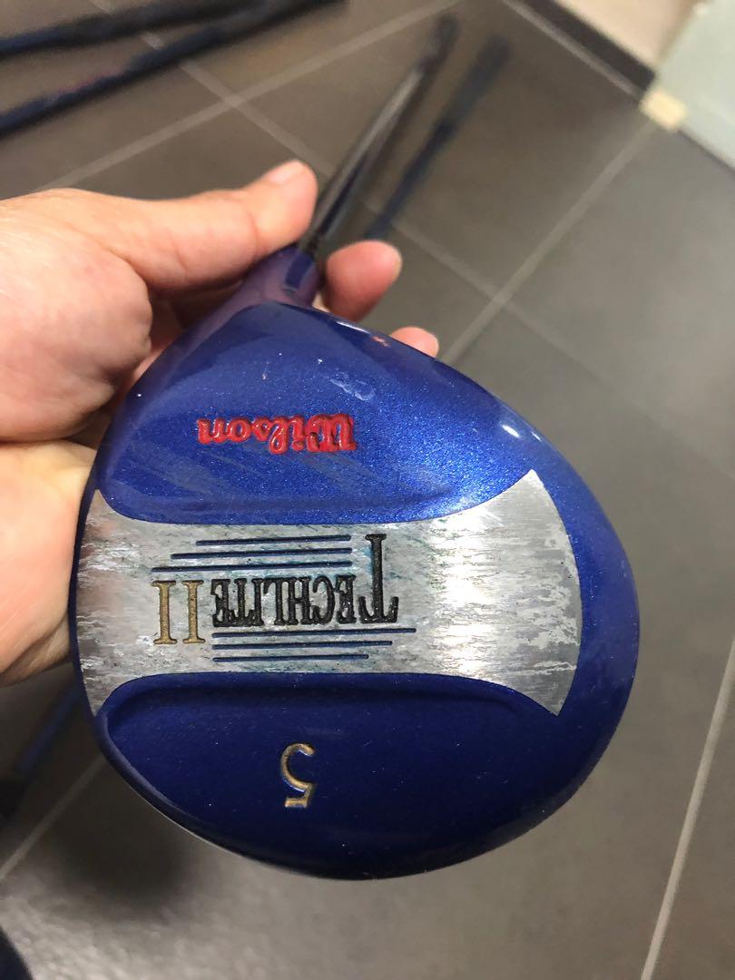 Preowned Golf Clubs Techlite & Wilson, Sports Equipment, Sports