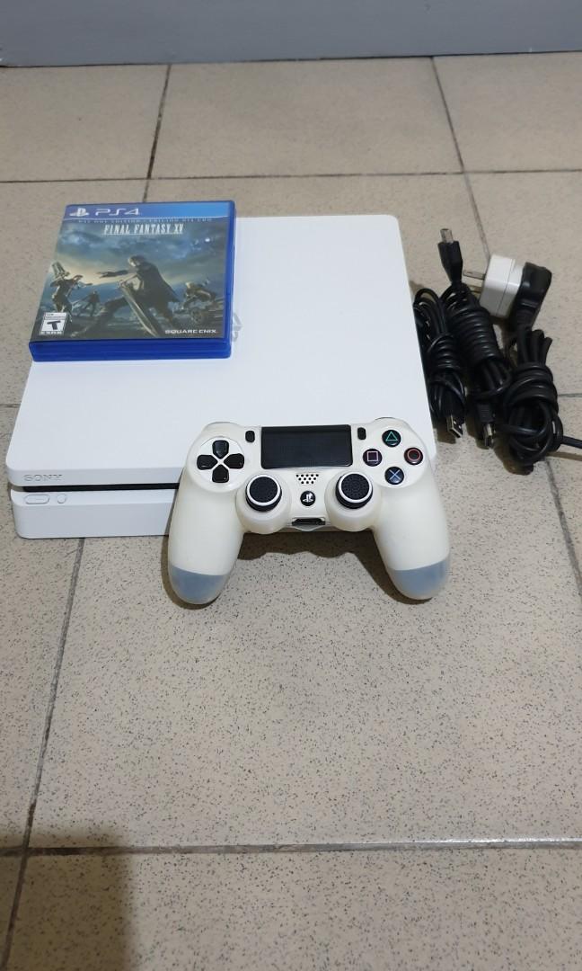 playstation 4 slim glacier white