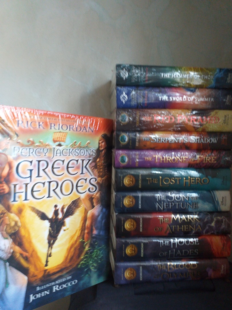 Rick Riordan Books Heroes Of Olympus Magnus Chase Kane Chronicles Percy Jackson Greek Gods Books Books On Carousell