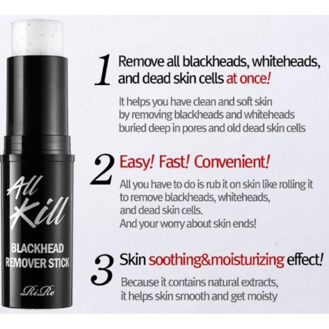 So Natural All Kill Blackhead Clear Stick 11g Bleakhead Whitehead Remover Walmart Com Walmart Com