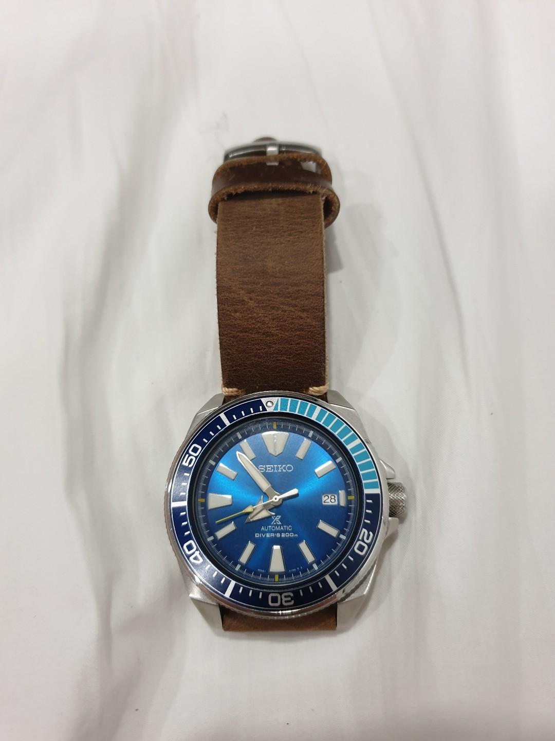 Seiko Prospex Samurai Blue Lagoon LE (SRPB09), Mobile Phones & Gadgets,  Wearables & Smart Watches on Carousell